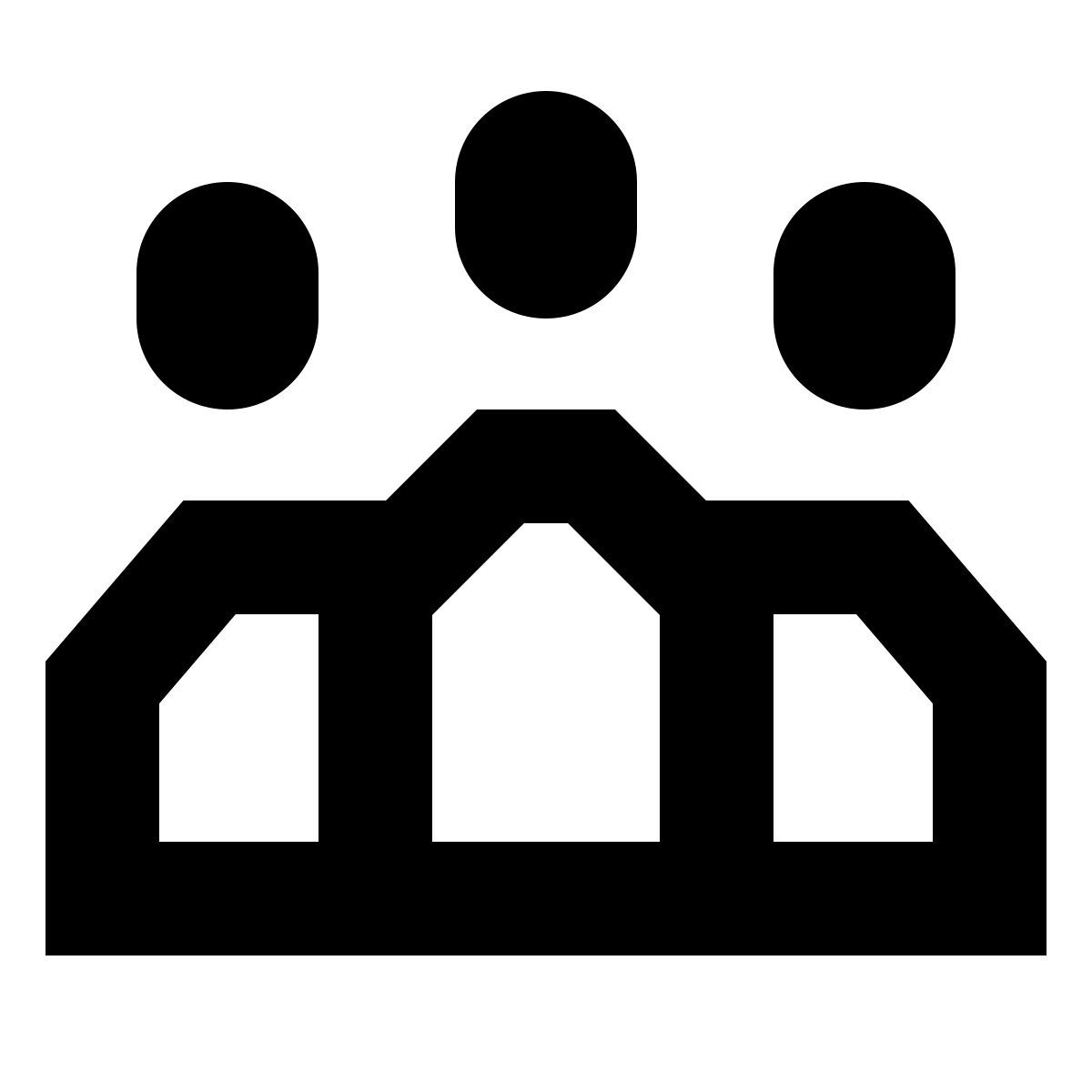 forma bold sharp style llamada de conferencia icon