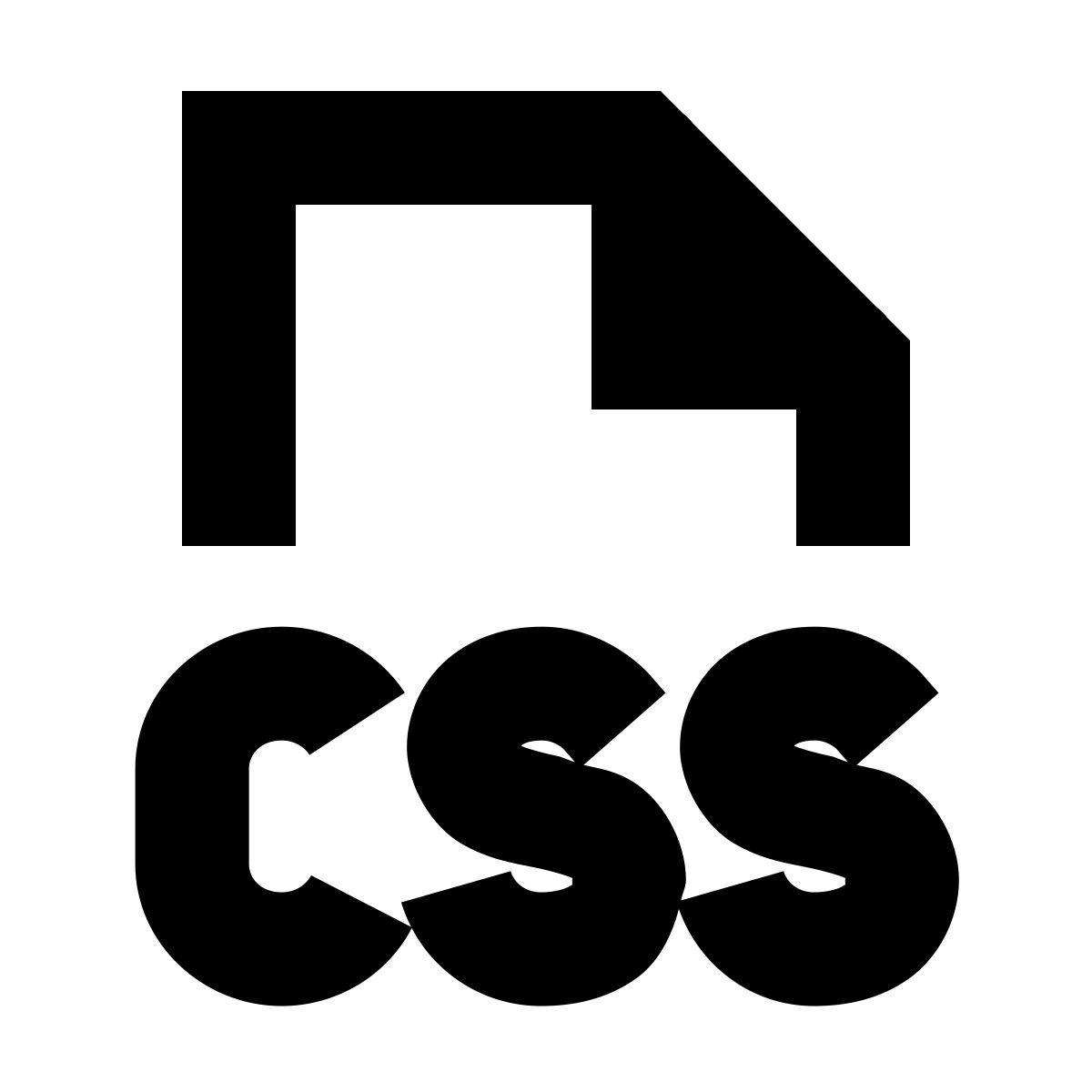 forma bold sharp style fichier de type css icon