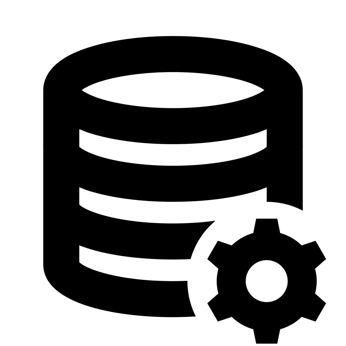 forma bold sharp style database settings icon