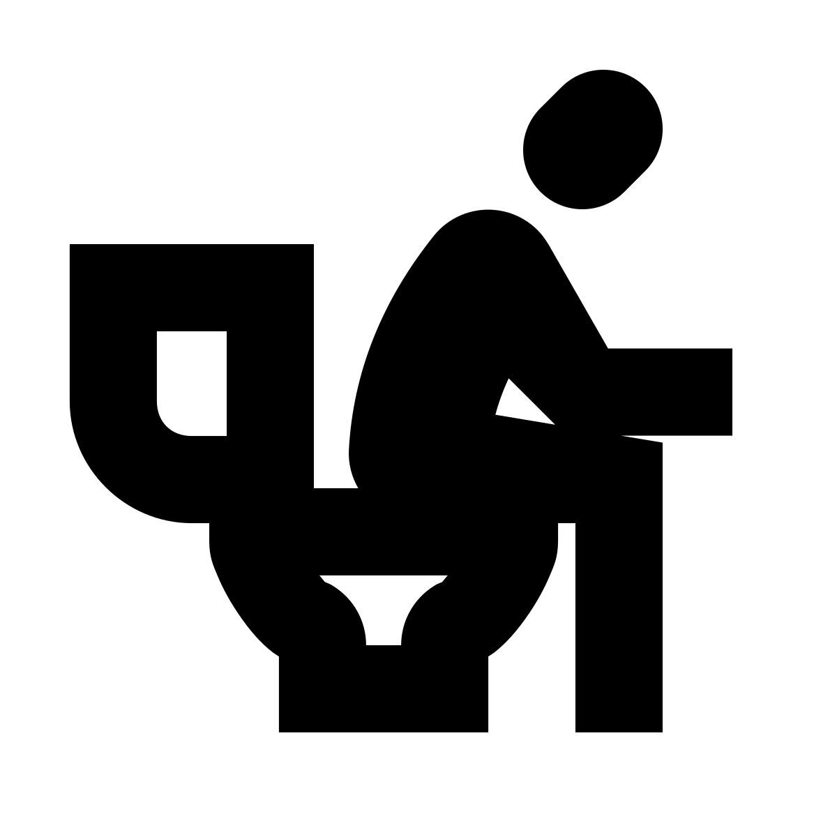 forma bold sharp style diarrhea icon
