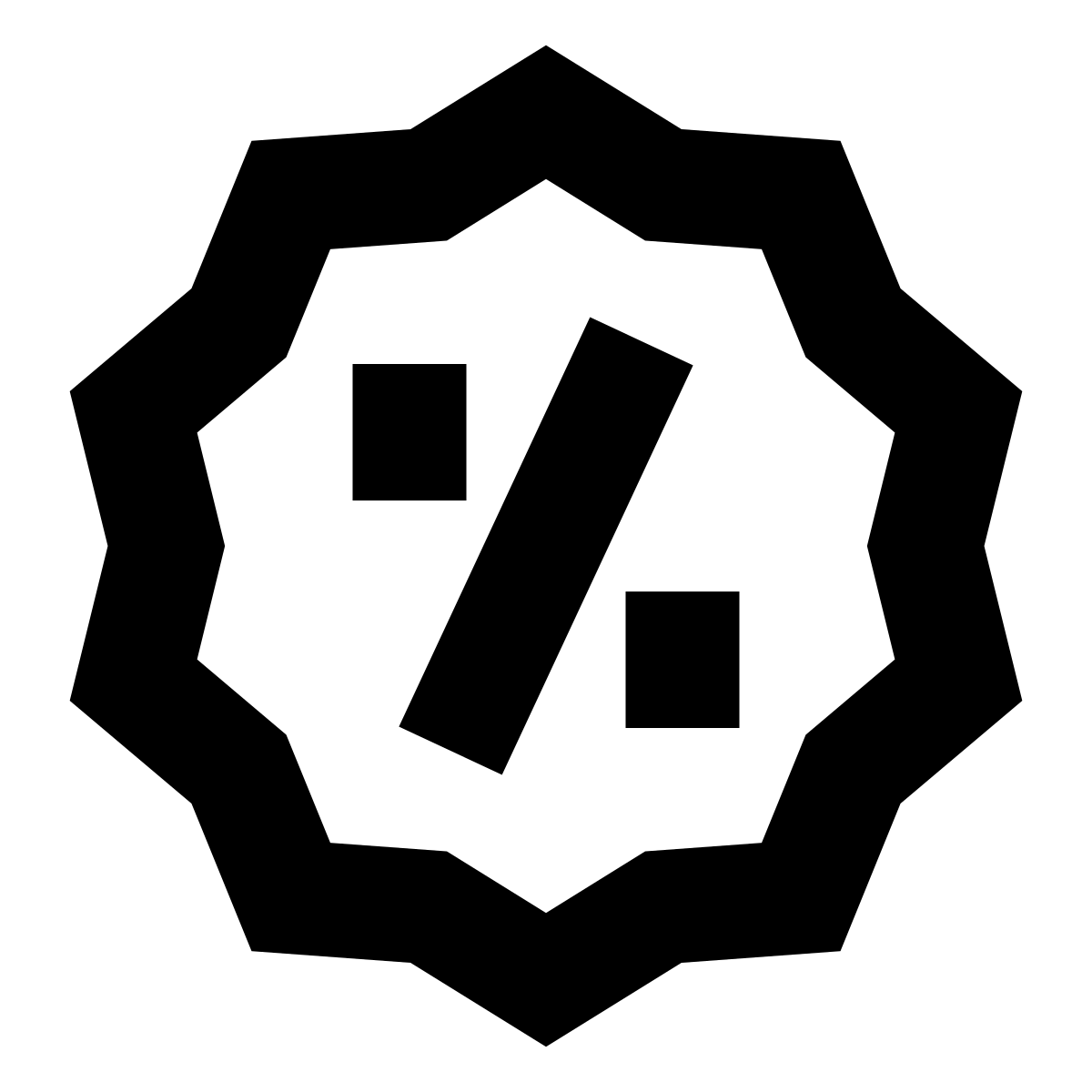 forma bold sharp style discount icon