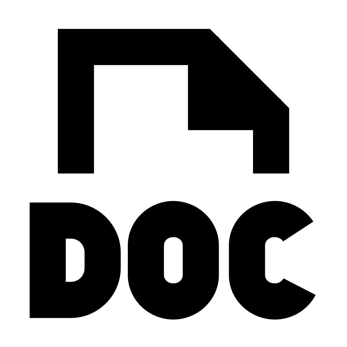 forma bold sharp style doc icon