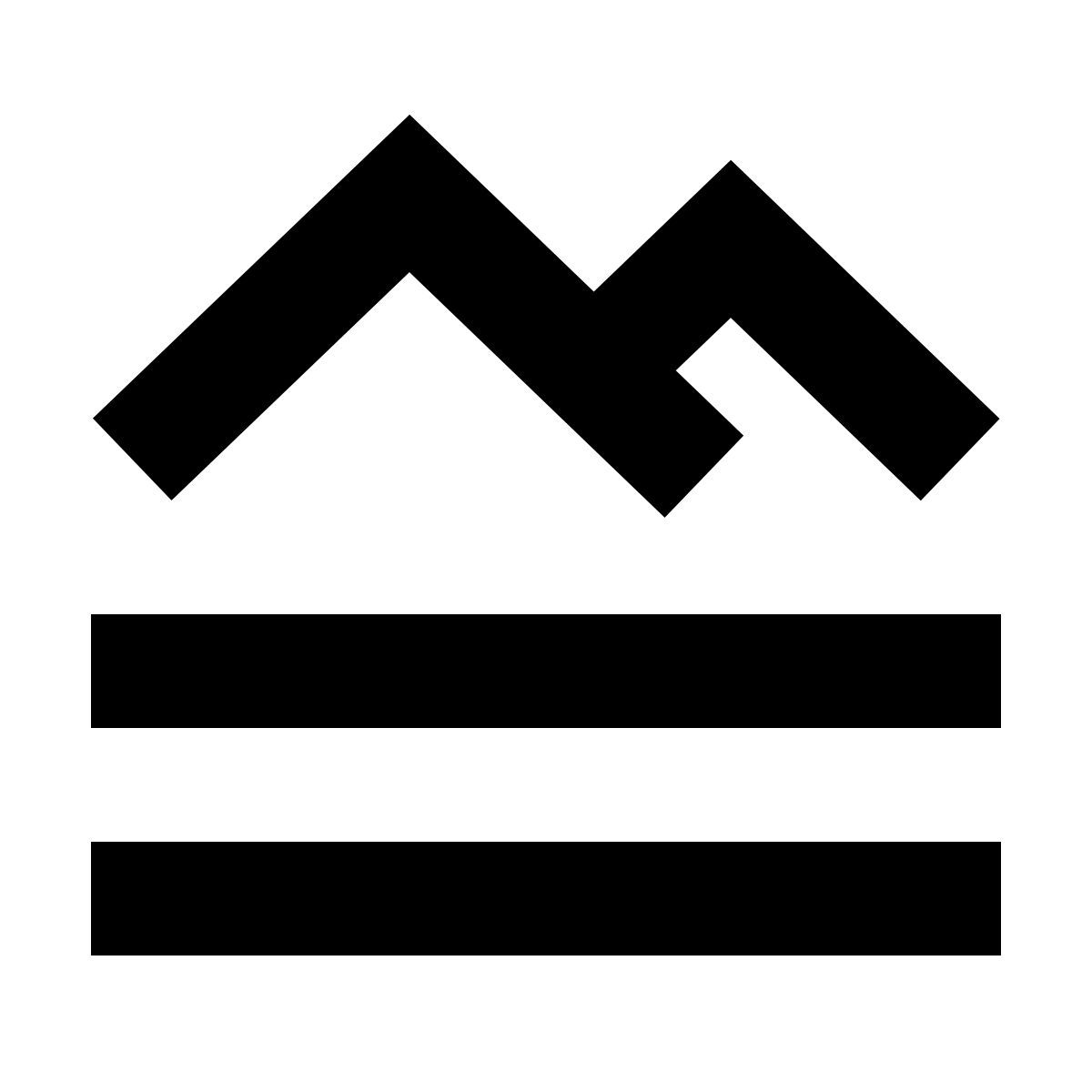 forma bold sharp style elemento tierra icon