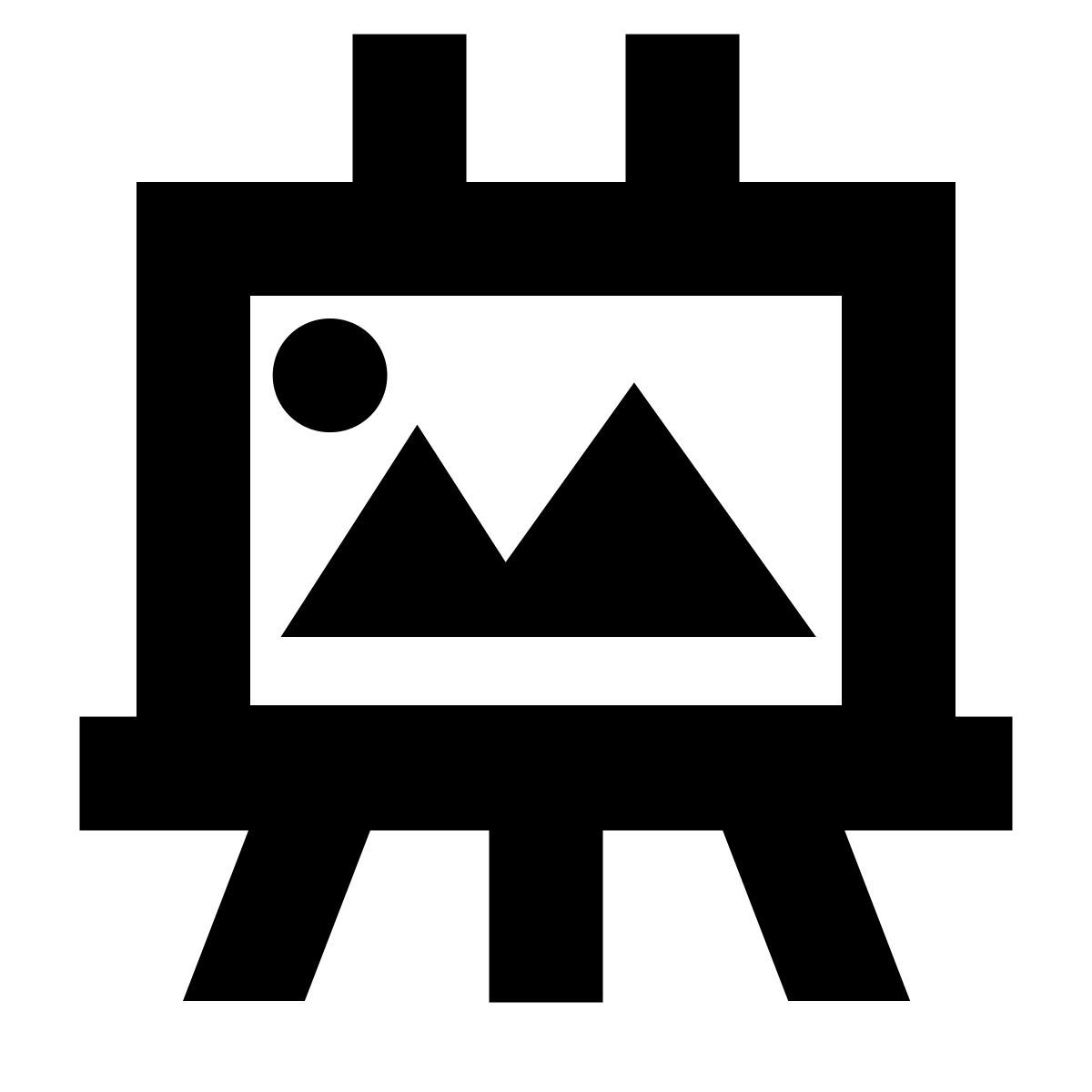 forma bold sharp style caballete icon