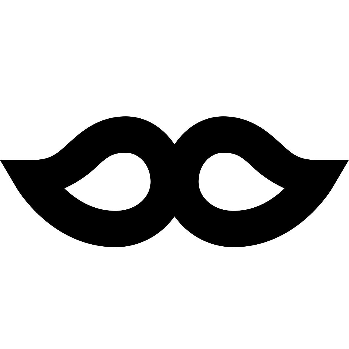 forma bold sharp style baffi inglesi icon