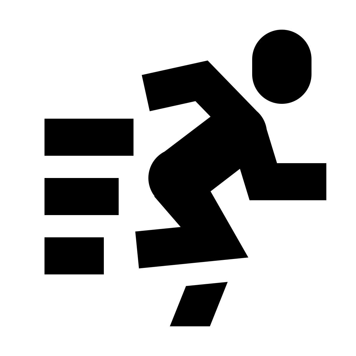 forma bold sharp style 운동 icon