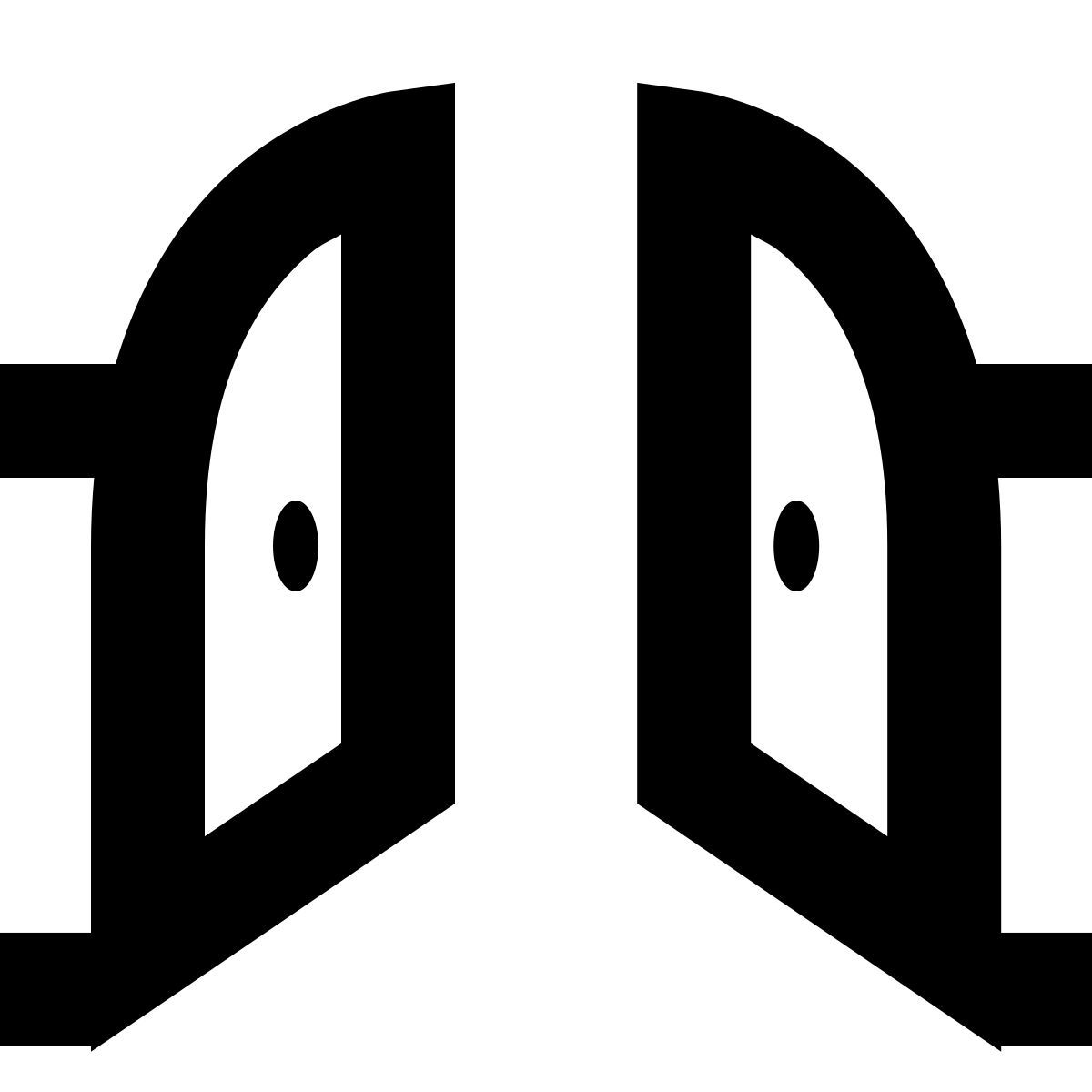 forma bold sharp style front gate open icon