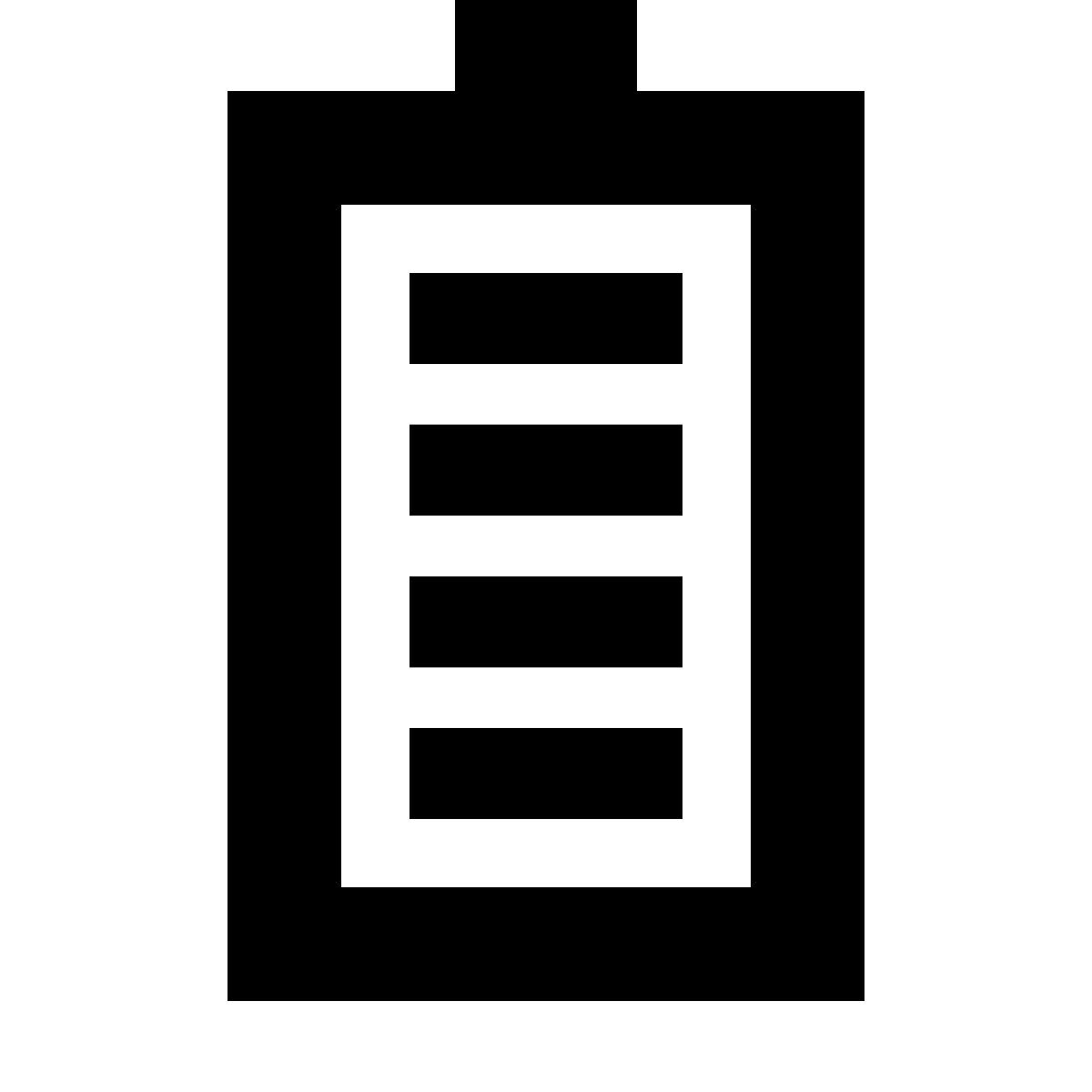 forma bold sharp style 전체 배터리 icon