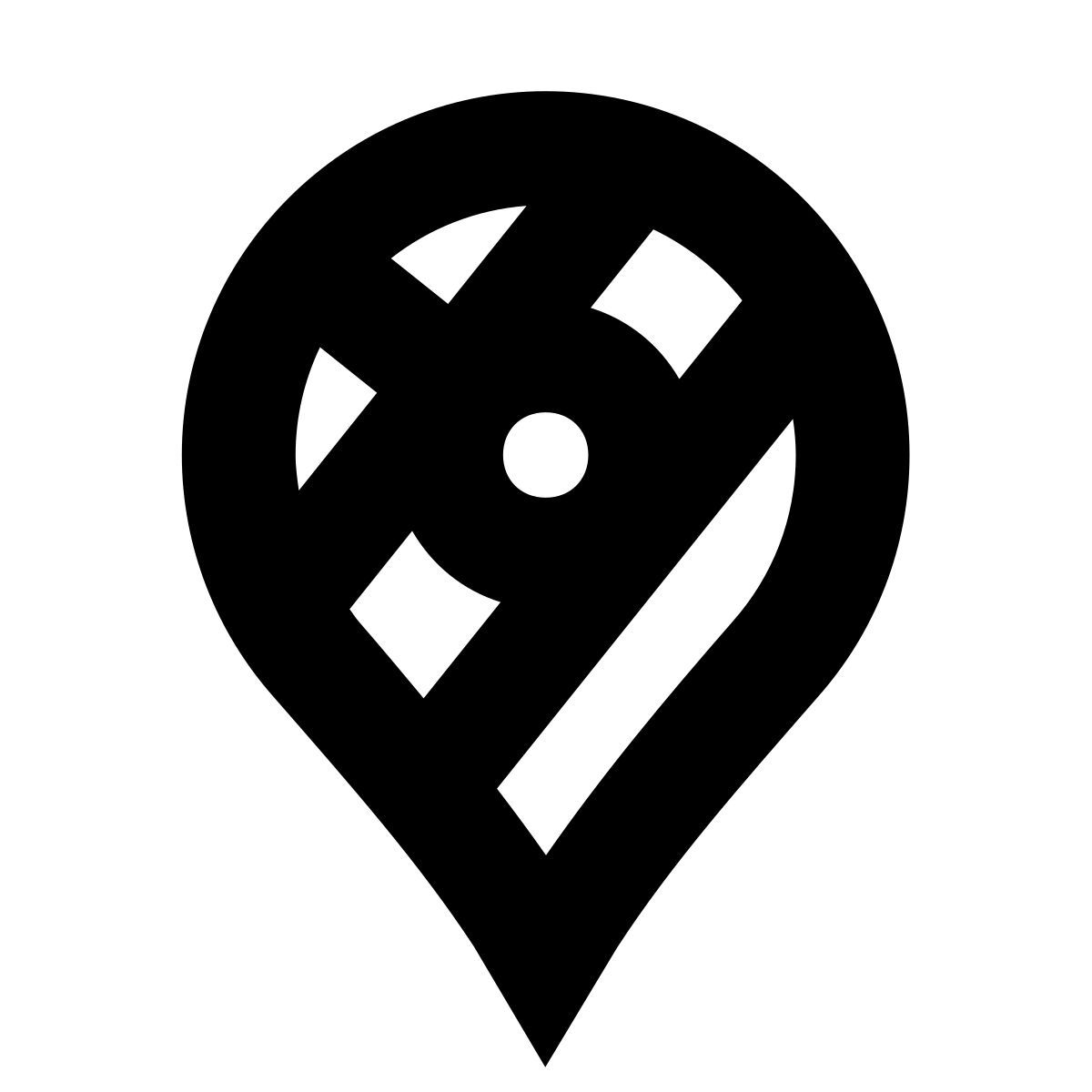 forma bold sharp style google maps neu icon