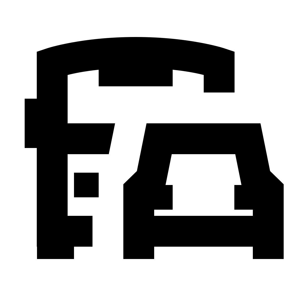 forma bold sharp style public transportation icon