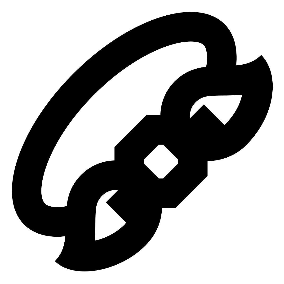 forma bold sharp style head band icon