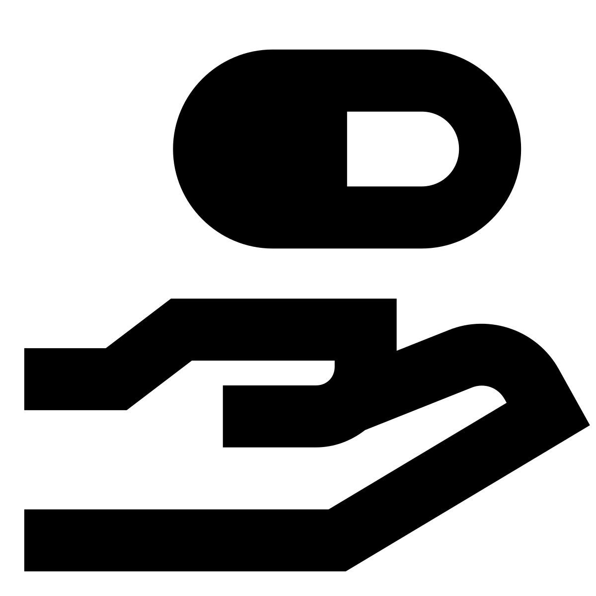 forma bold sharp style fármaco icon