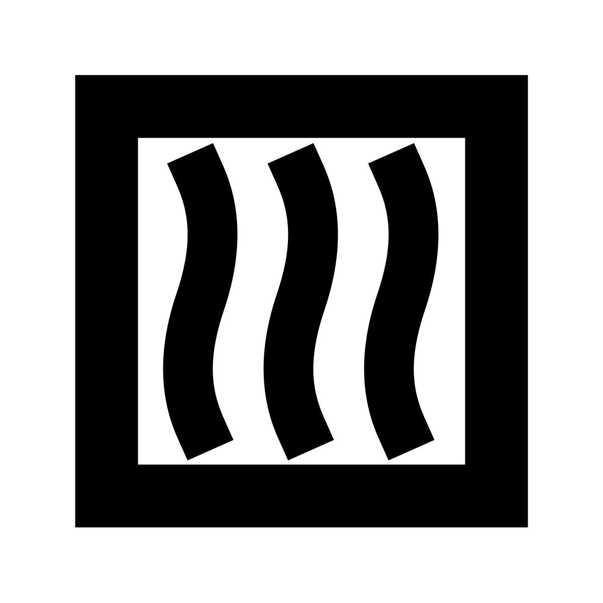 forma bold sharp style calefacción icon