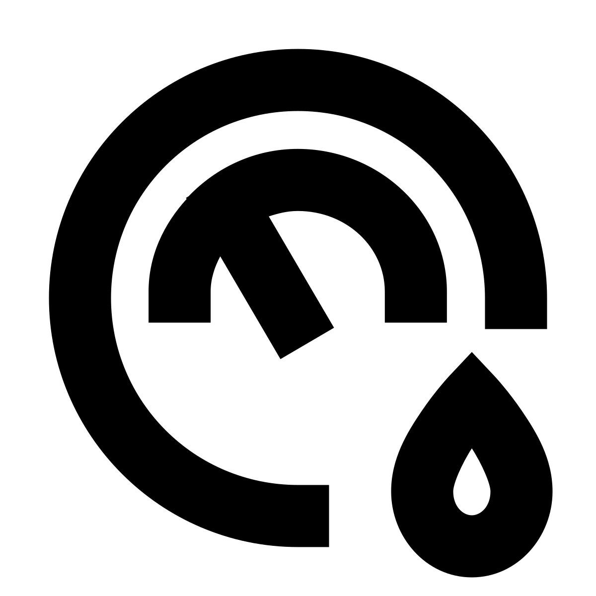 forma bold sharp style 湿度 icon