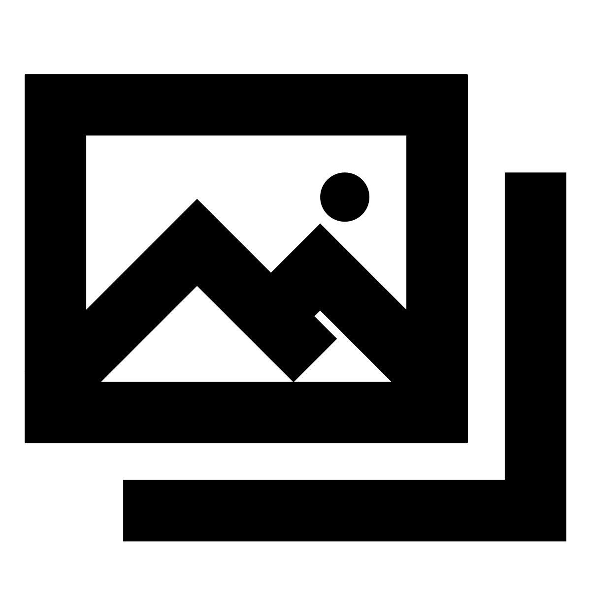 forma bold sharp style image gallery icon