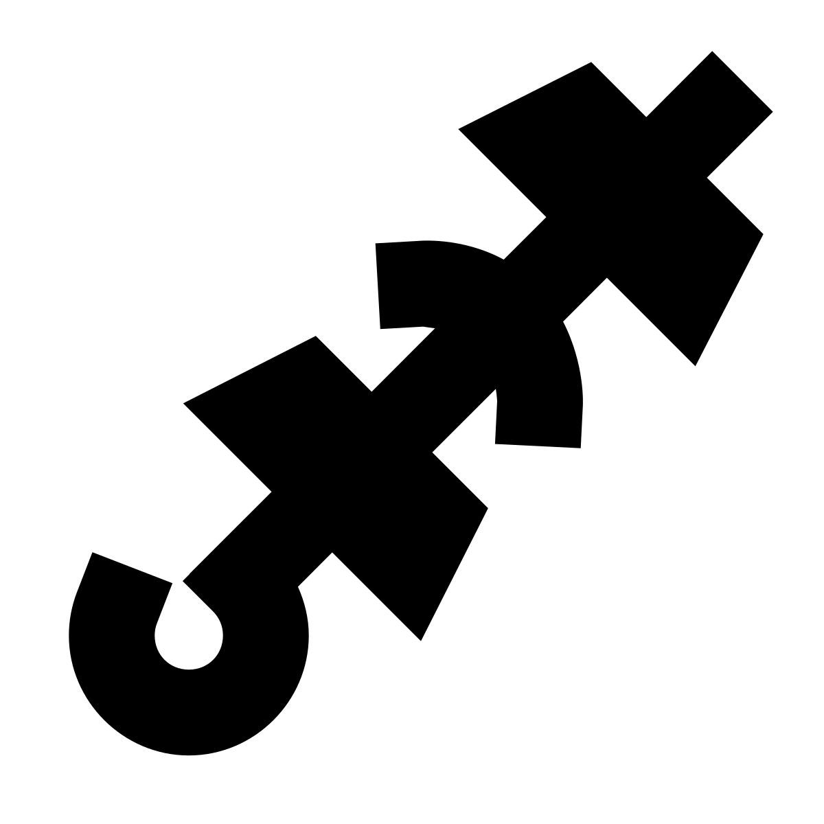 forma bold sharp style brocheta icon