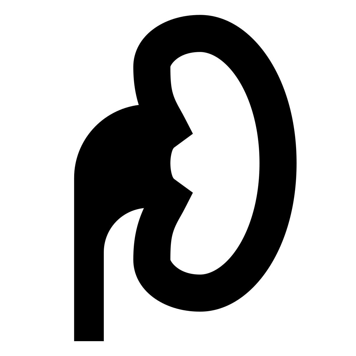 forma bold sharp style kidney icon
