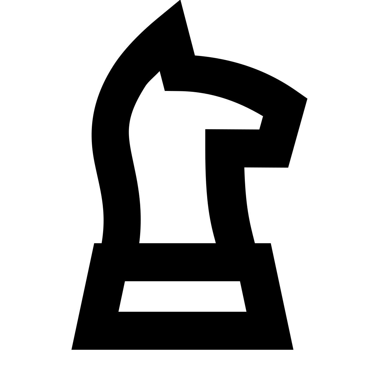 forma bold sharp style caballero icon