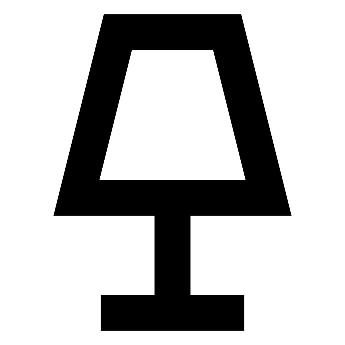 forma bold sharp style lampada icon