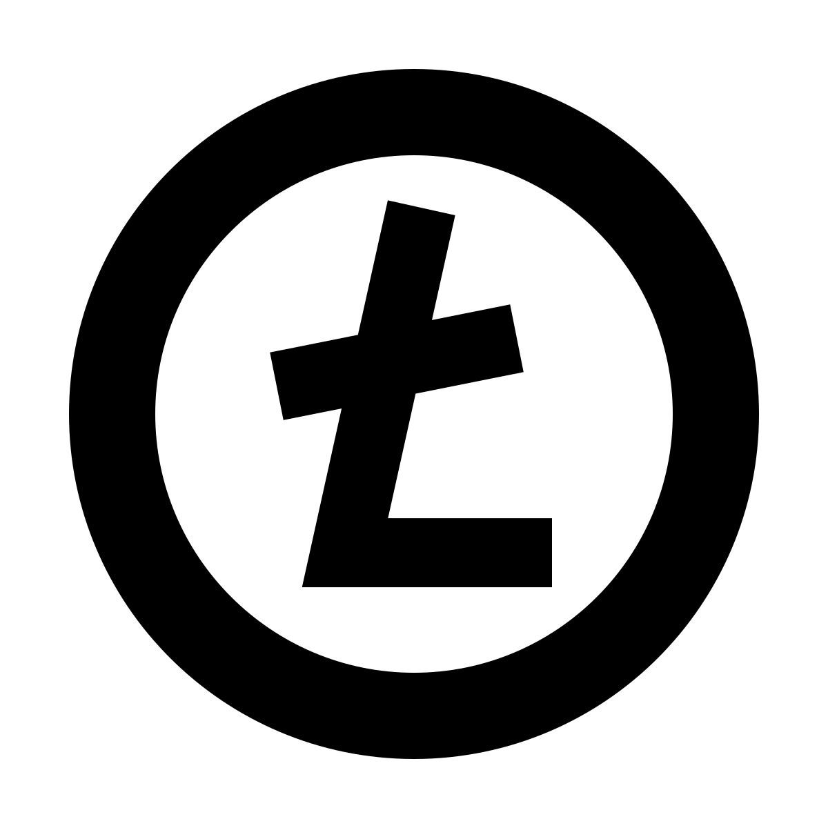 forma bold sharp style litecoin icon