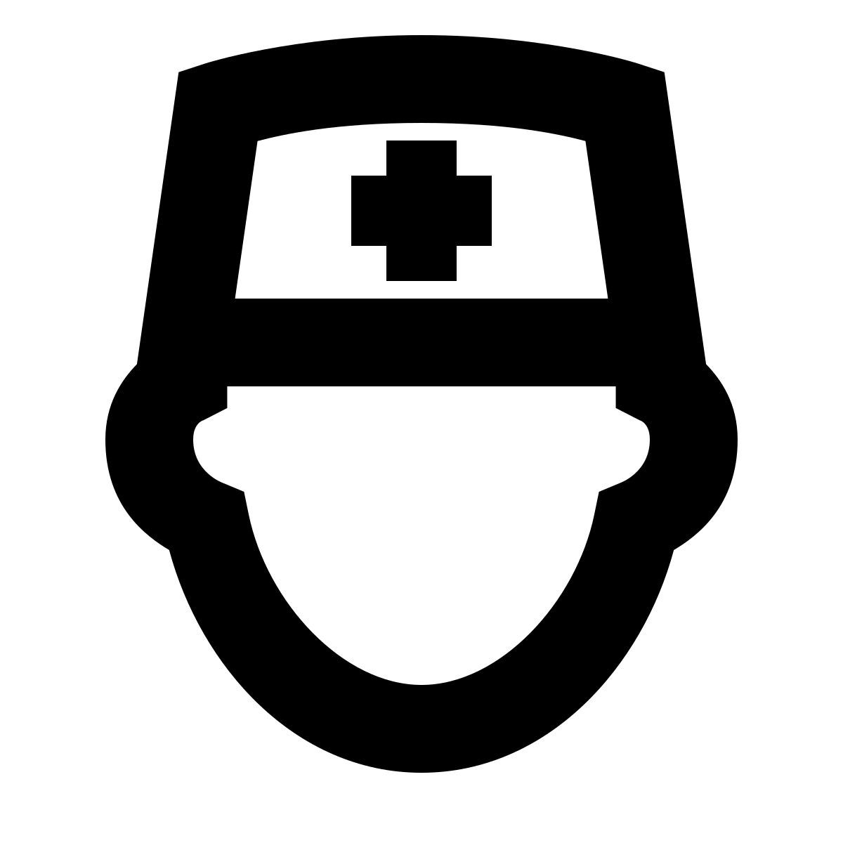 forma bold sharp style medical doctor icon
