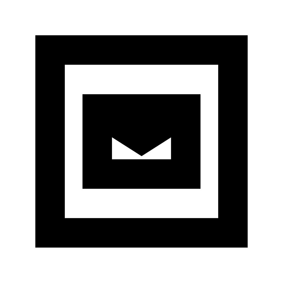 forma bold sharp style messaging icon