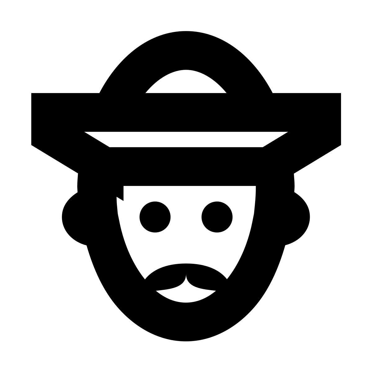 forma bold sharp style 墨西哥人 icon