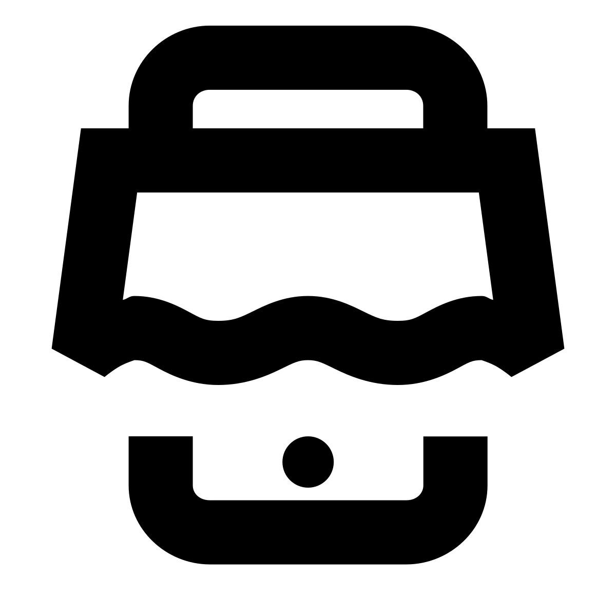 forma bold sharp style compras móviles icon