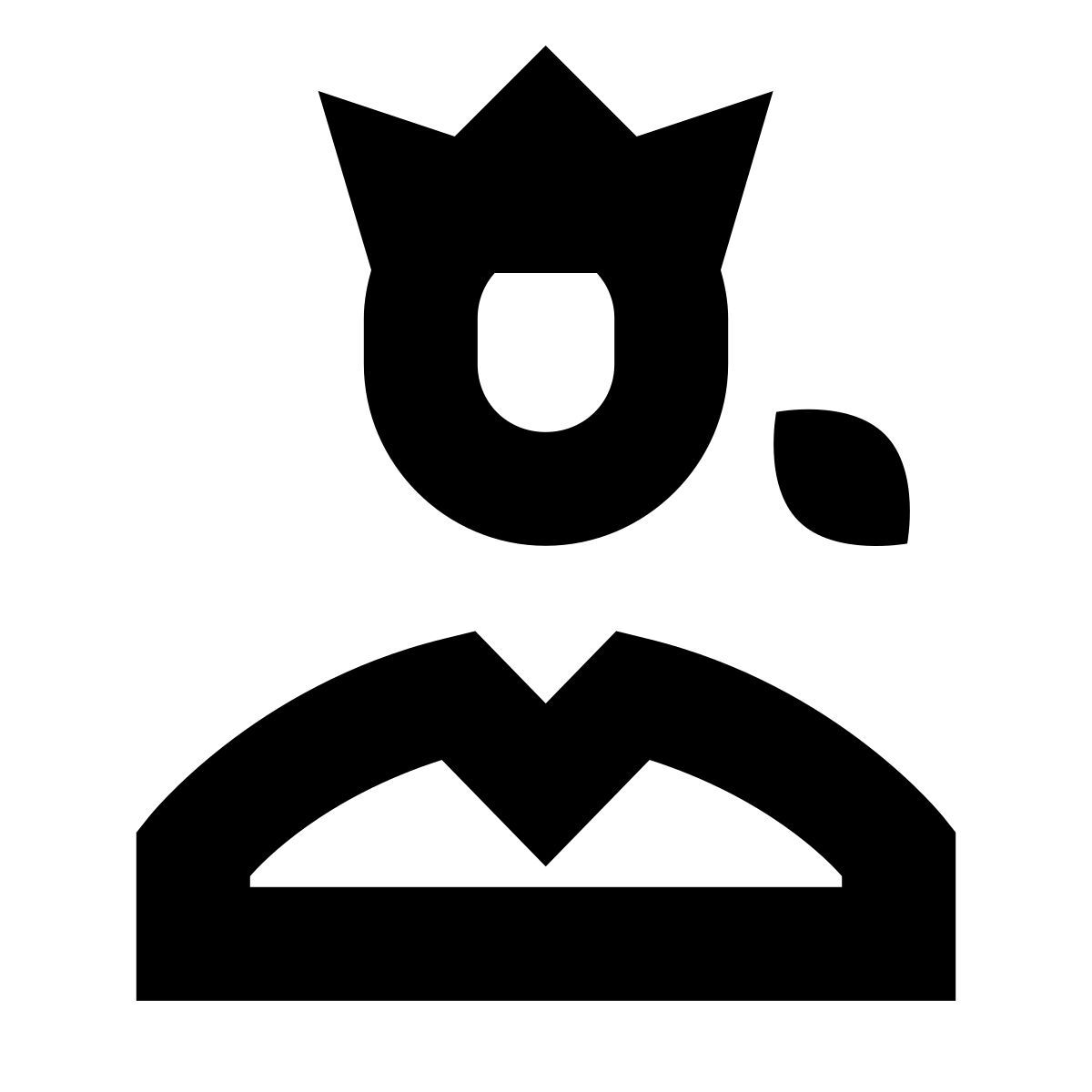 forma bold sharp style 女主持人 icon