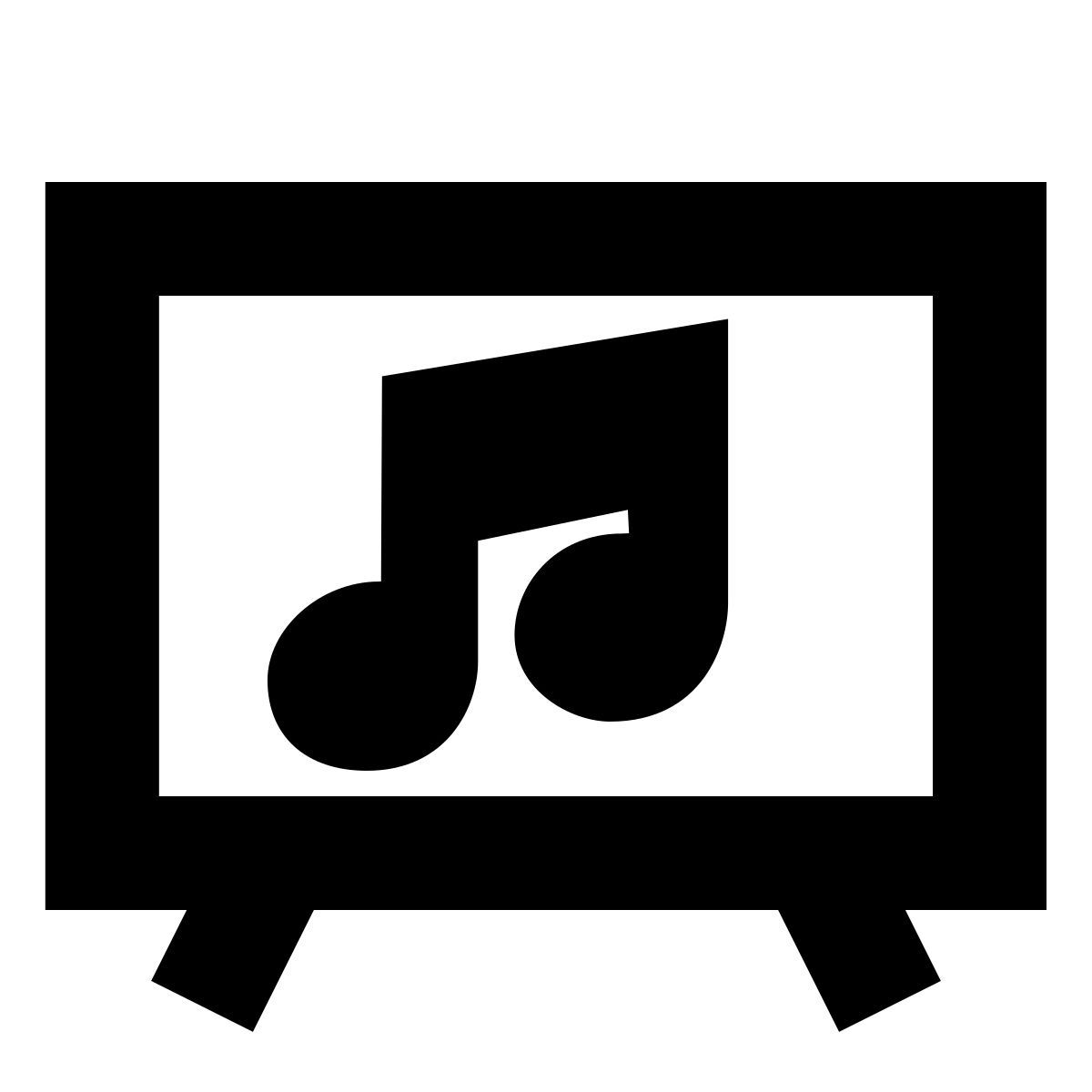 forma bold sharp style video musical icon