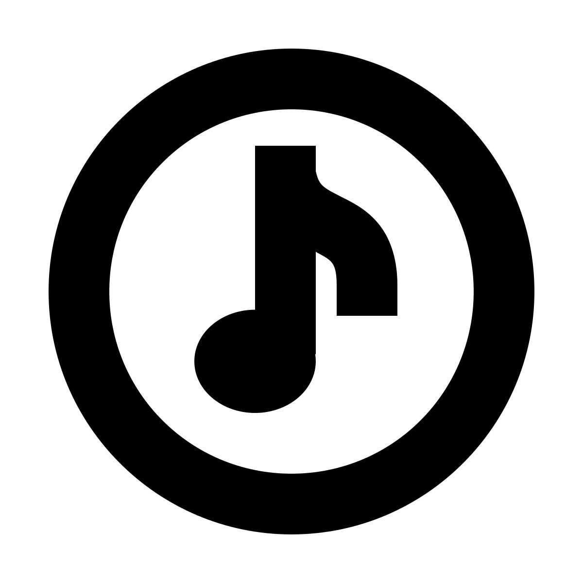 forma bold sharp style quaver icon