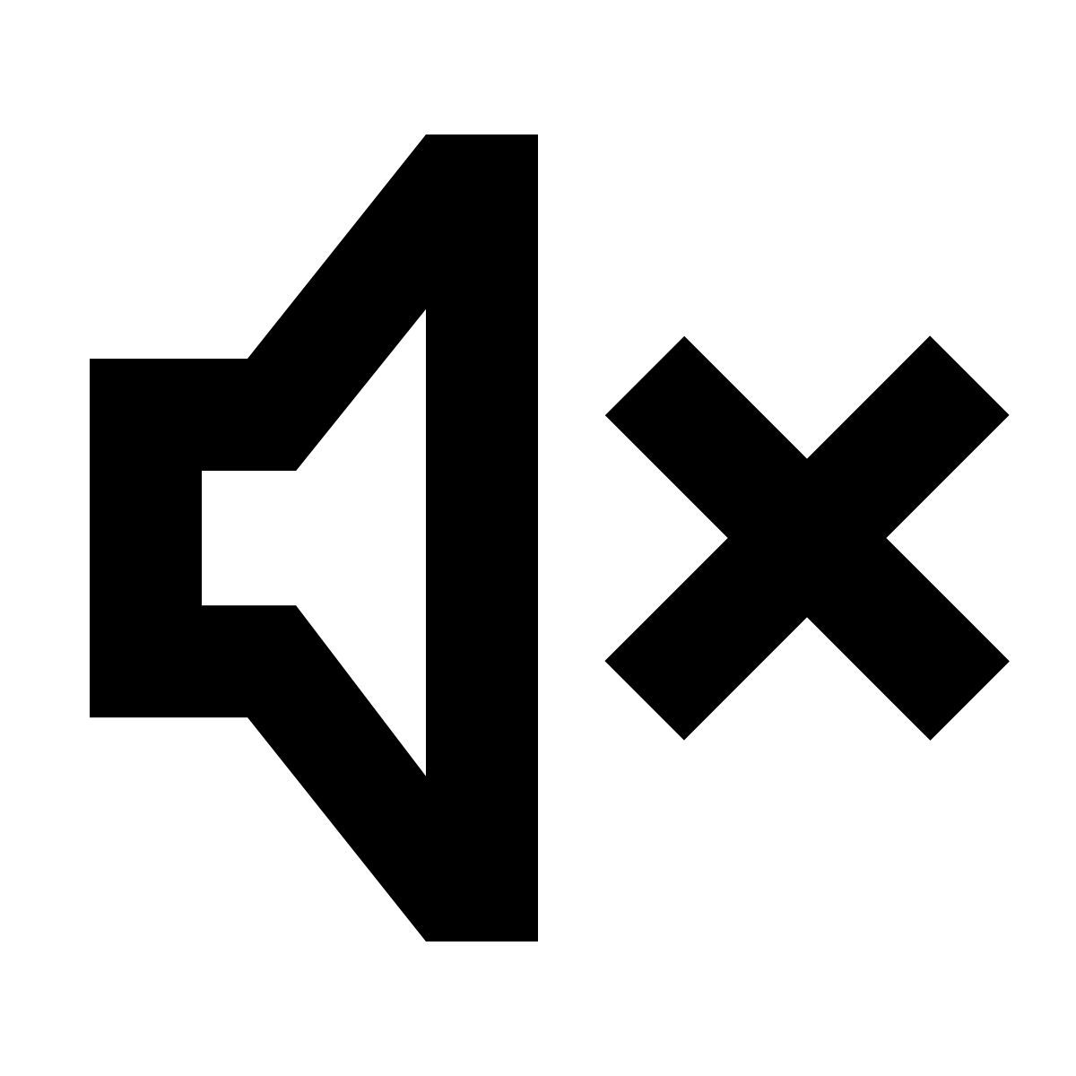 forma bold sharp style mudo icon