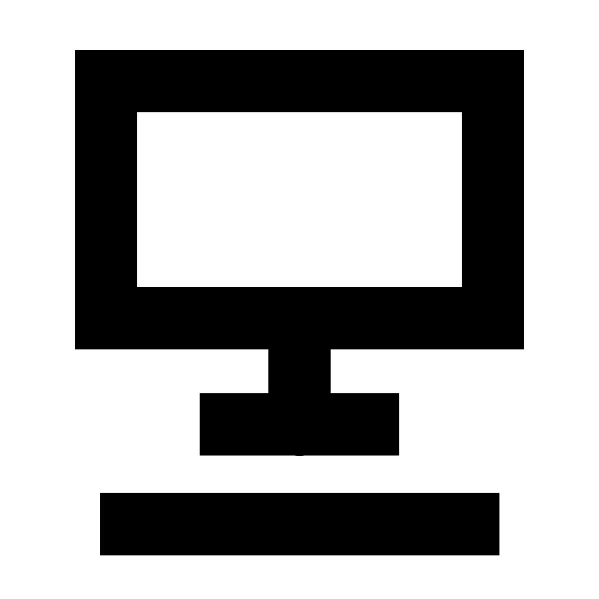 forma bold sharp style 我的电脑 icon