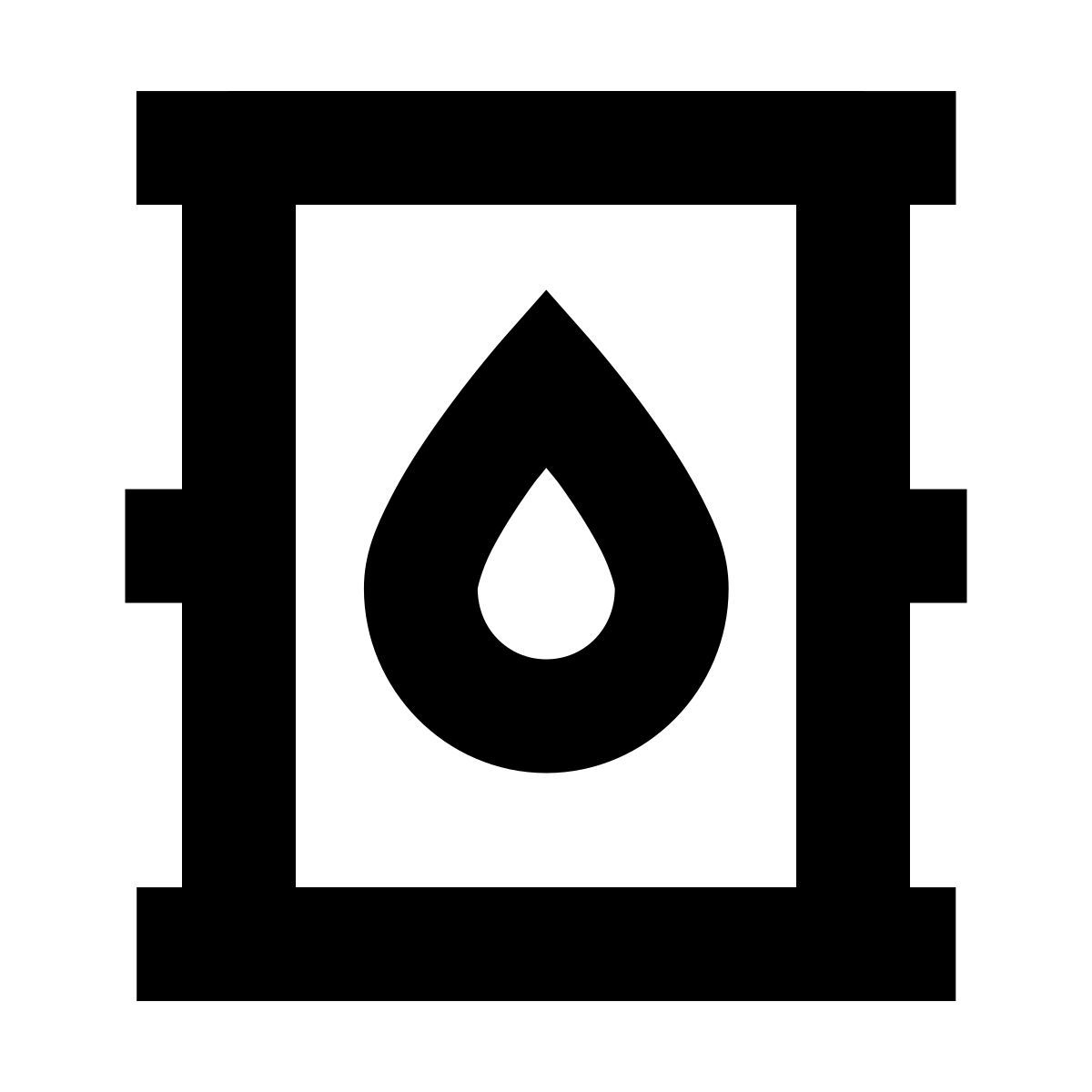 forma bold sharp style 석유 산업 icon