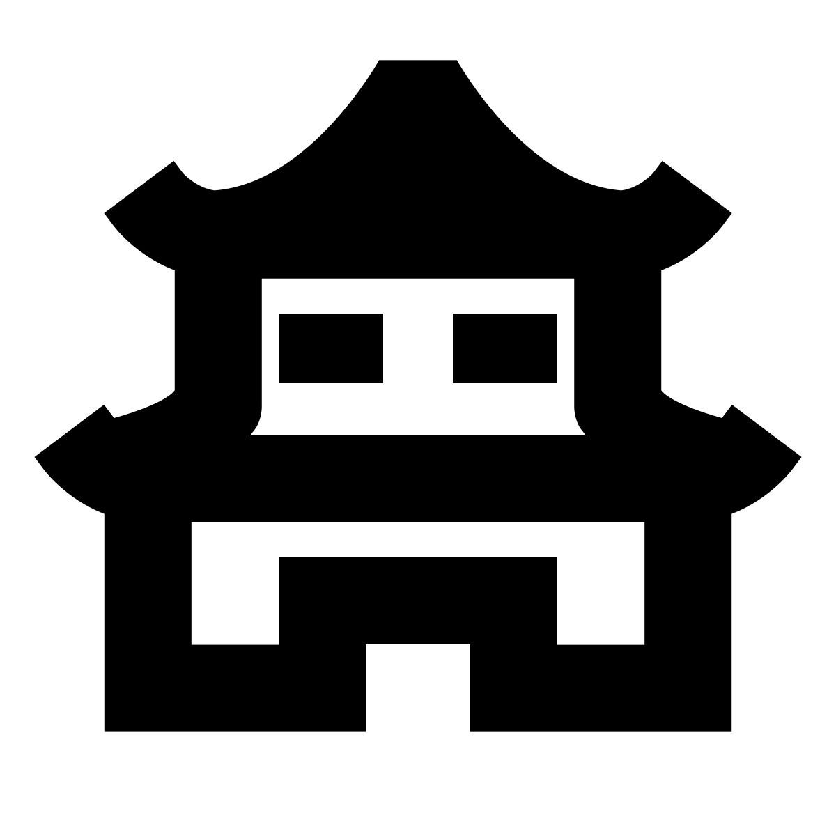 forma bold sharp style pagode icon