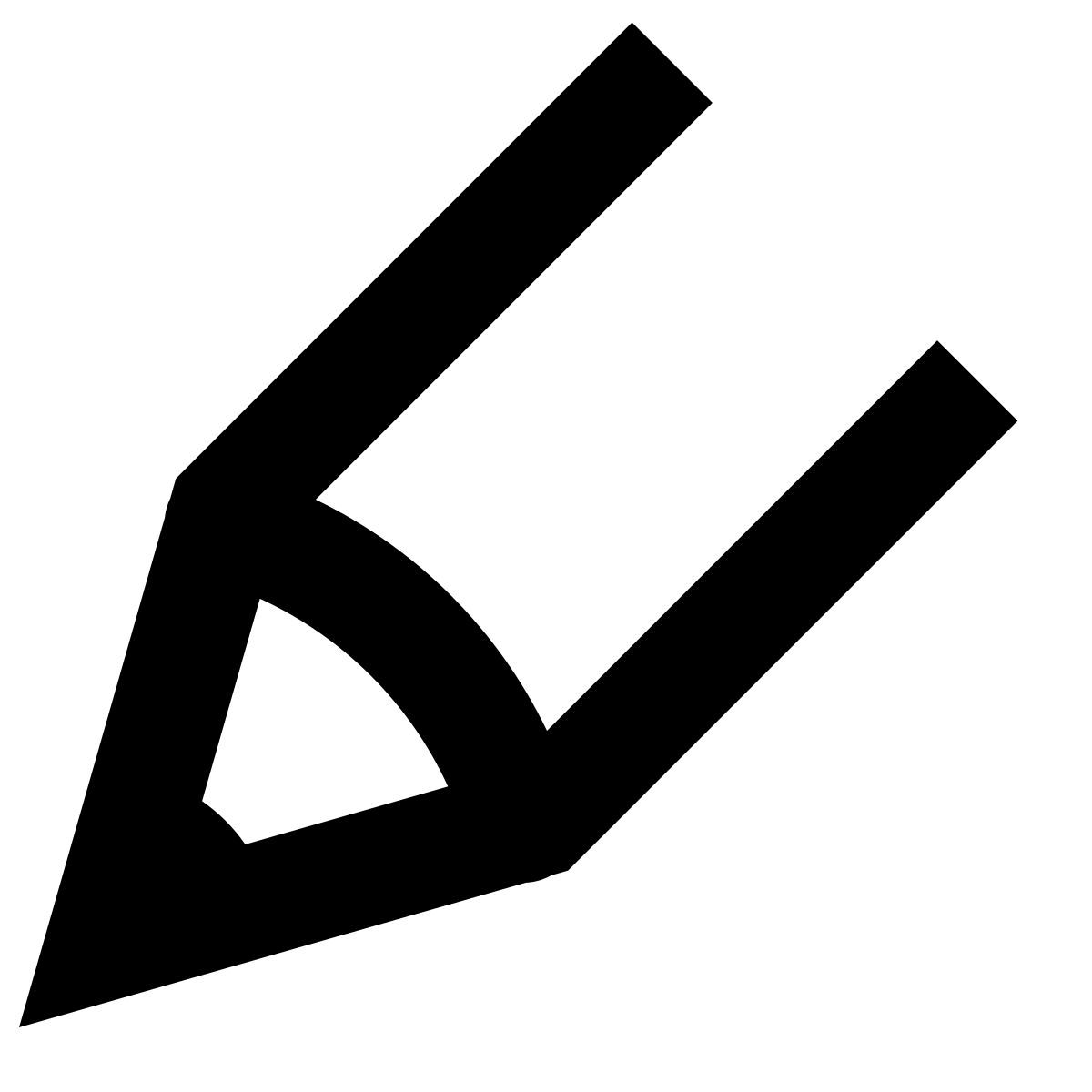 forma bold sharp style 연필 팁 icon