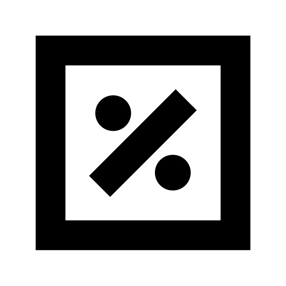 forma bold sharp style 百分比2 icon