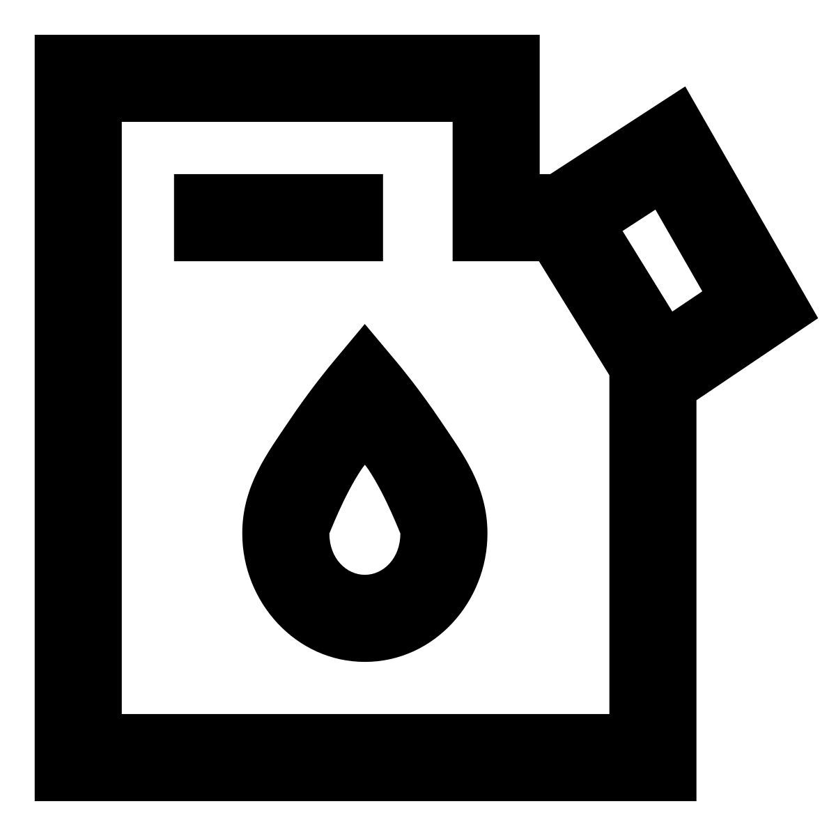 forma bold sharp style 가솔린 icon