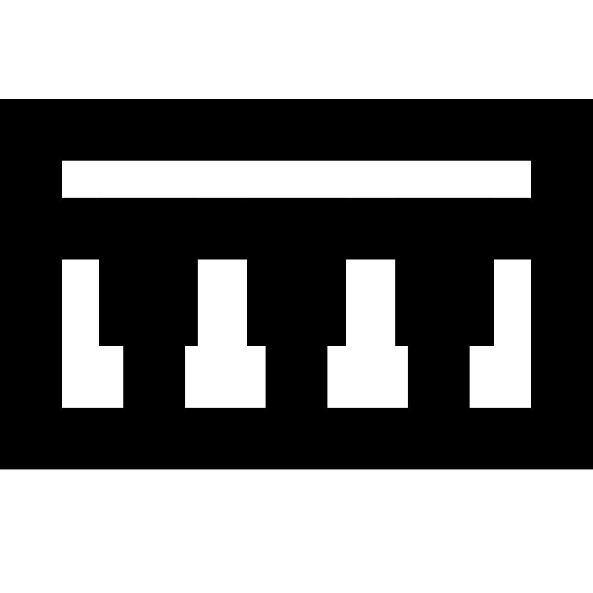 forma bold sharp style piano icon