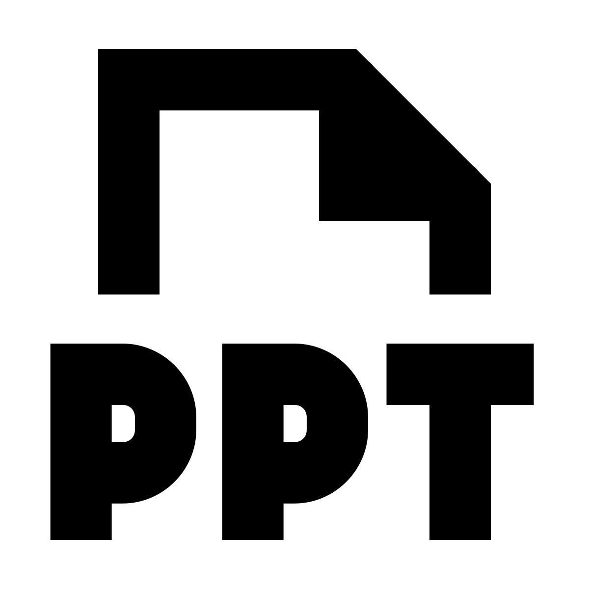 forma bold sharp style ppt icon