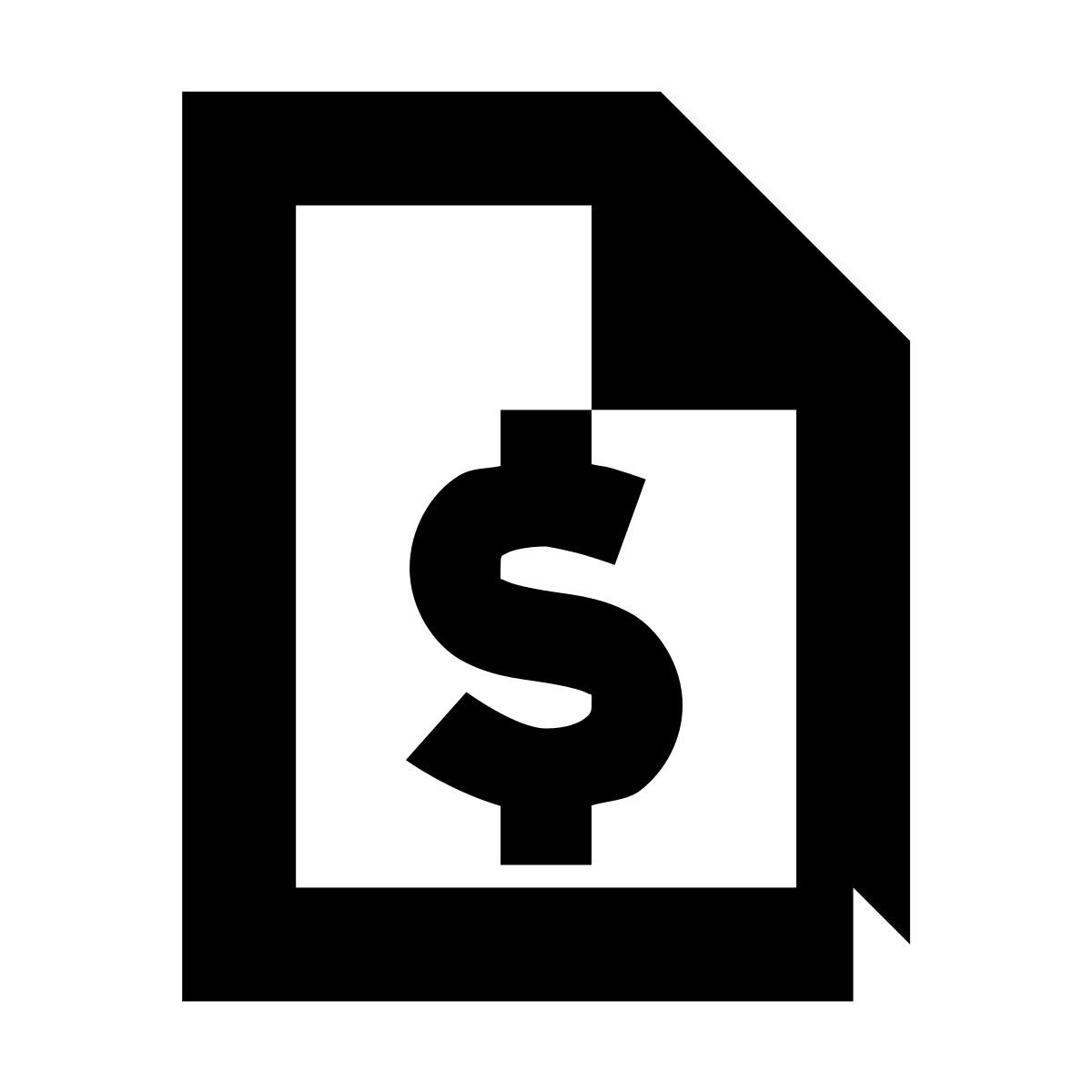 forma bold sharp style relatório de lucro icon