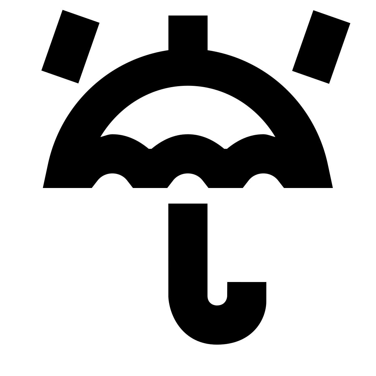 forma bold sharp style clima lluvioso icon