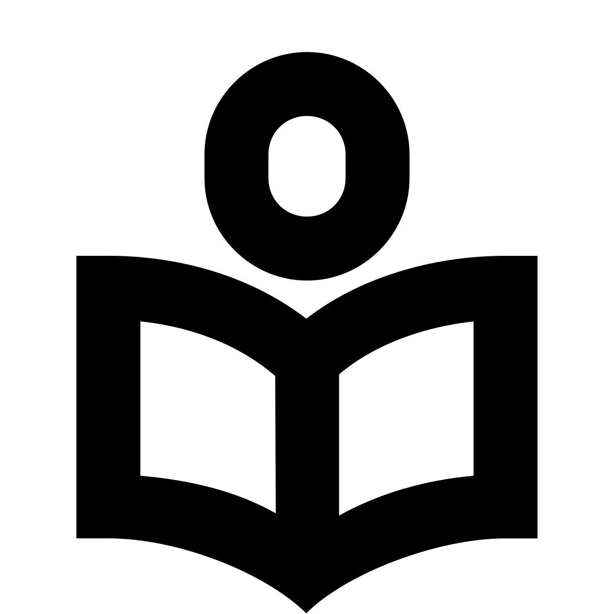 forma bold sharp style lecture icon