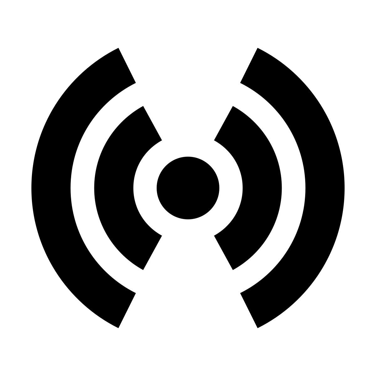 forma bold sharp style rfid 신호 icon