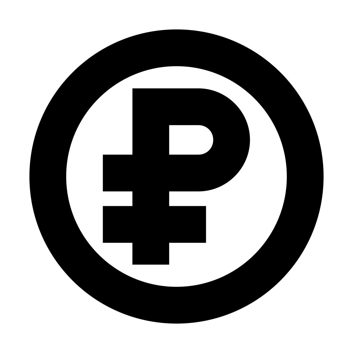 forma bold sharp style rubel icon