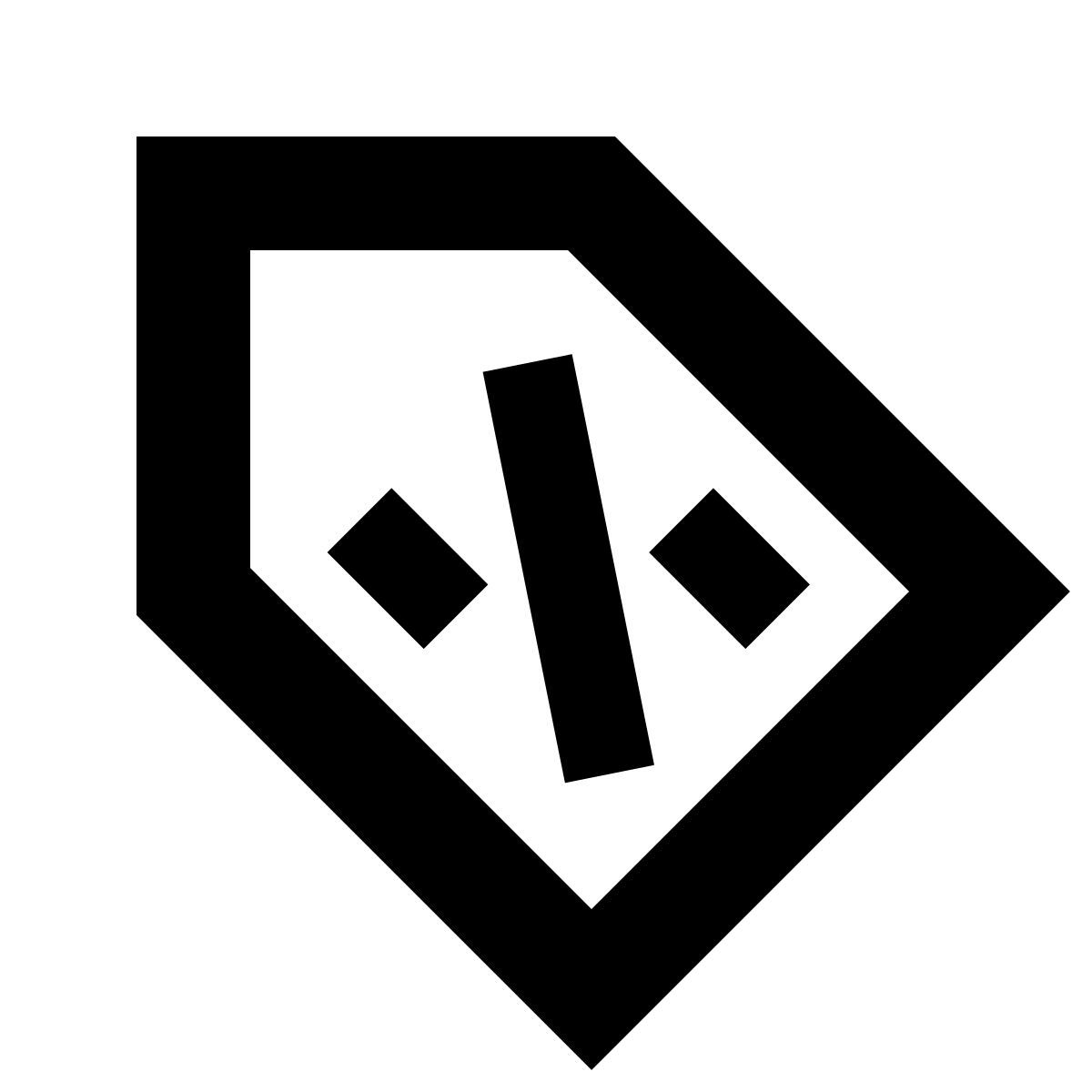 forma bold sharp style verkaufspreis tag icon