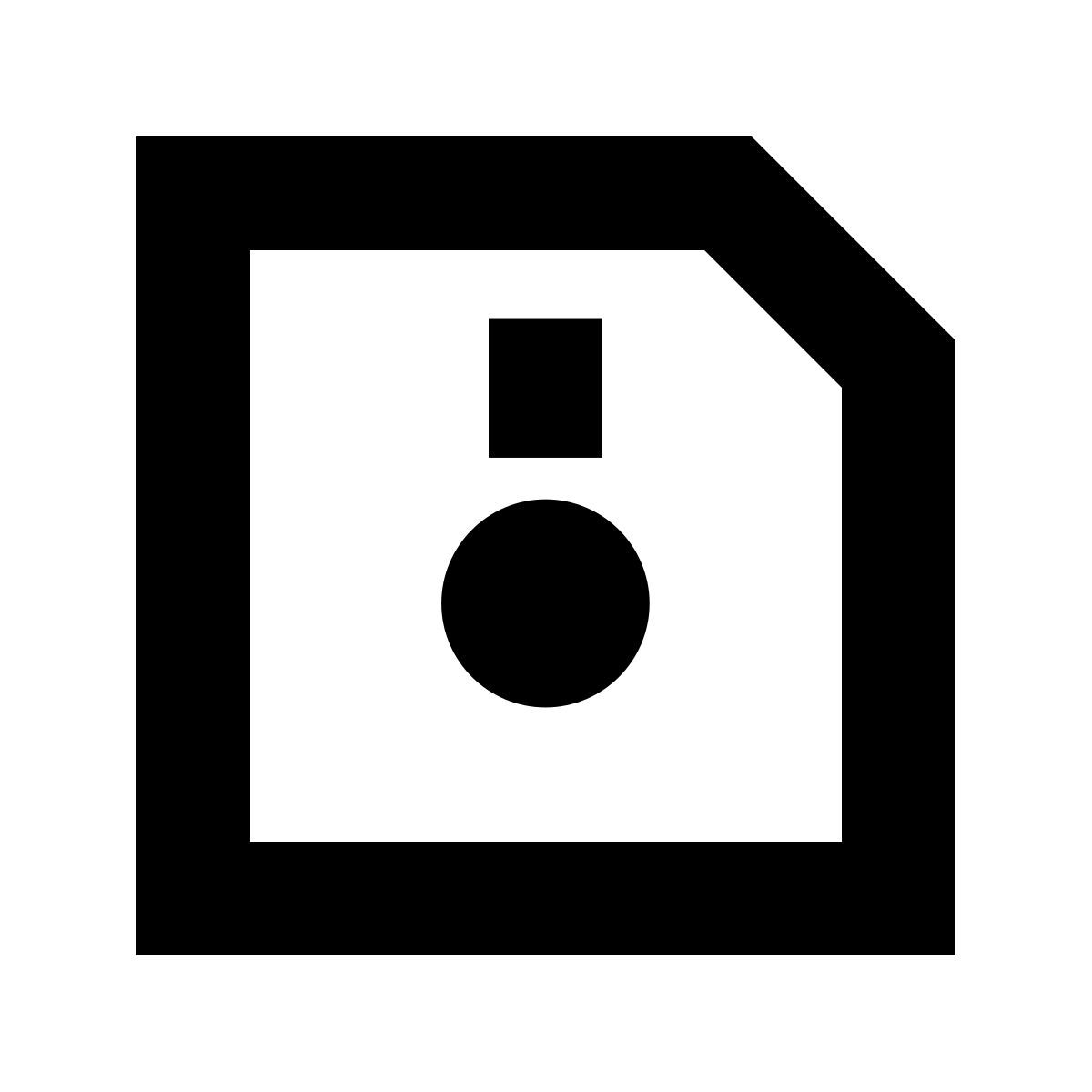 forma bold sharp style 保存 icon