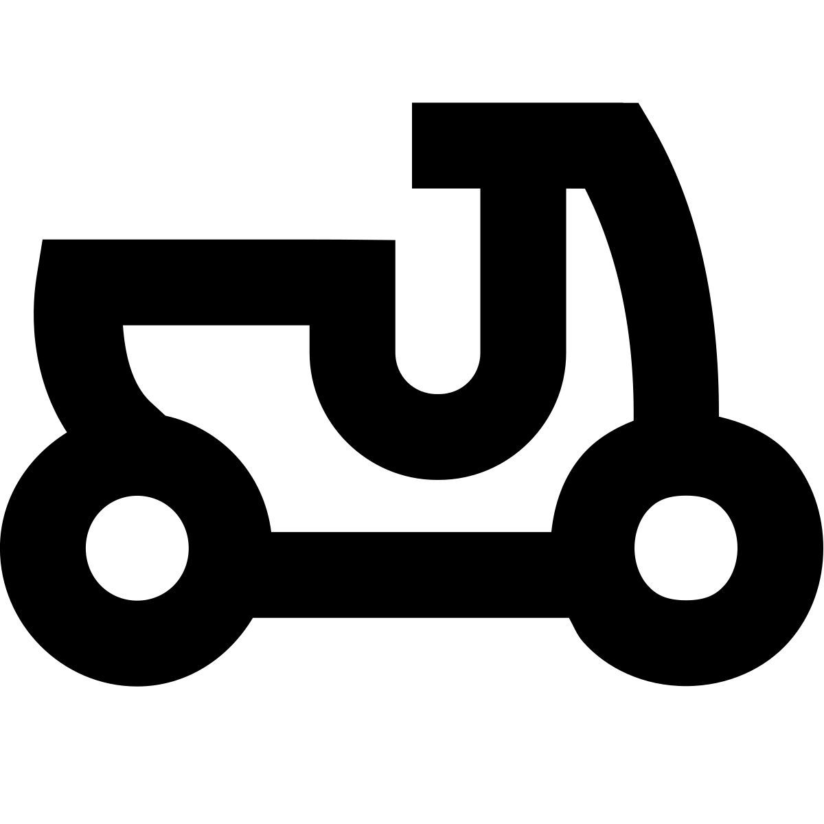 forma bold sharp style scooter icon