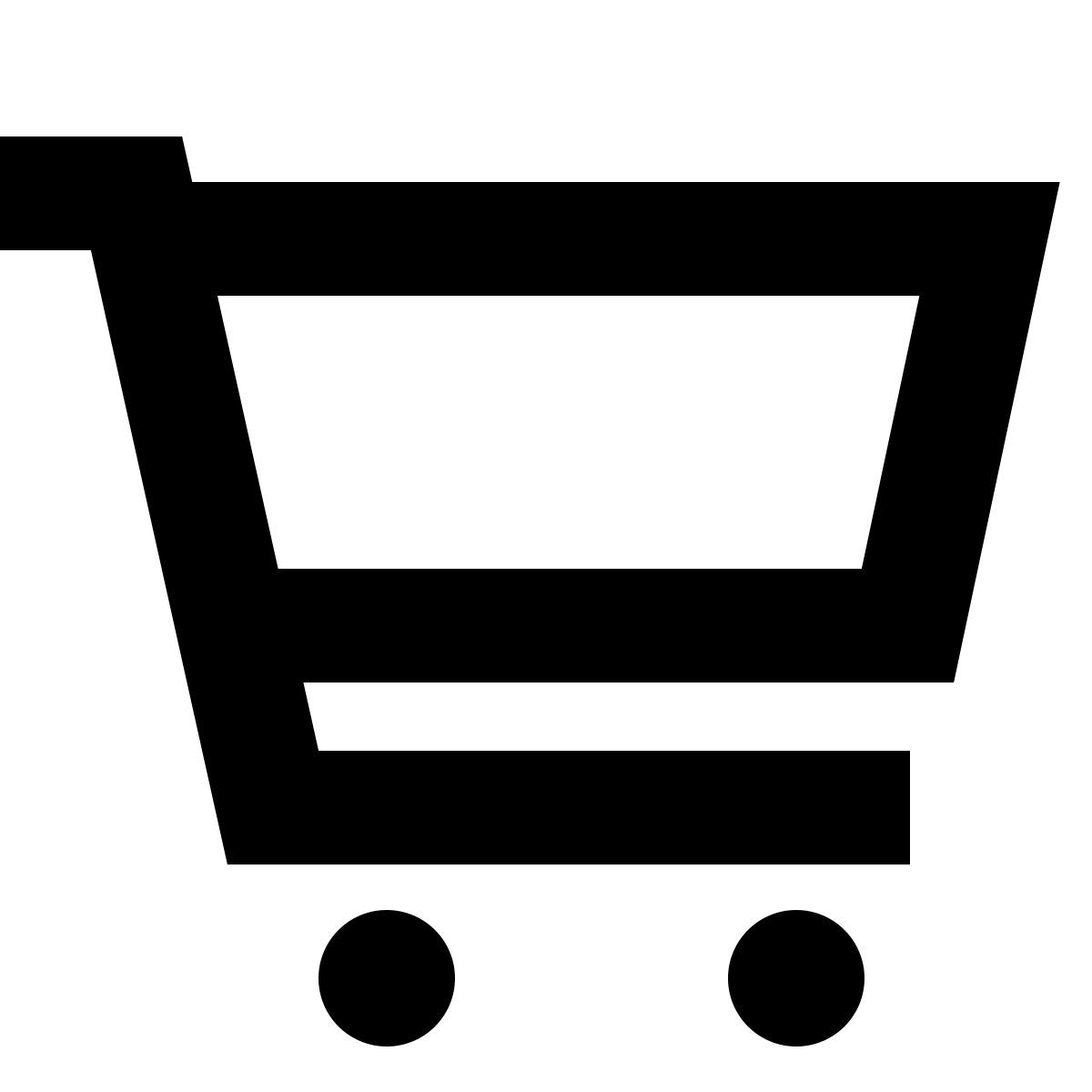 forma bold sharp style 购物车 icon