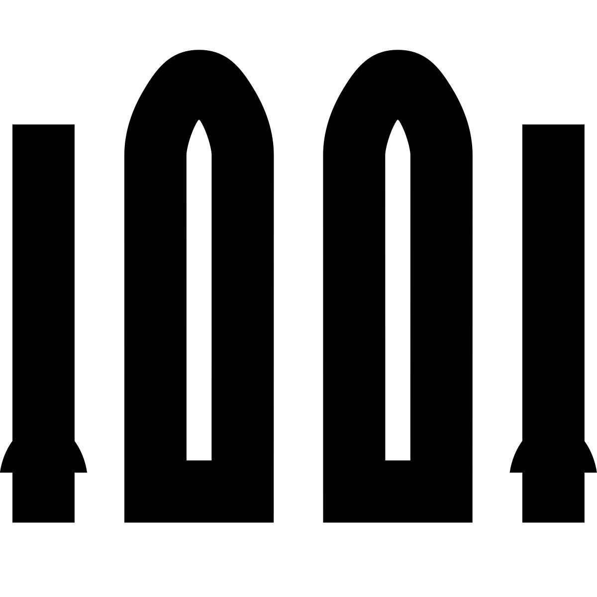 forma bold sharp style 스키 icon